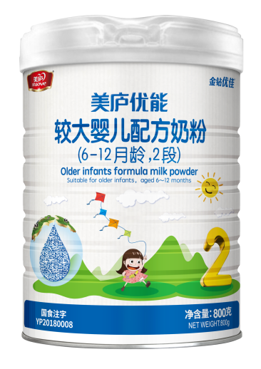 欧宝游戏平台注册优能较大婴儿配方奶粉800克2段